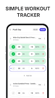 Simple Gym Tracker:Workout Log Screenshot 2 of 9