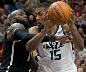 Utah Jazz wint de topper in de NBA van Philadelphia