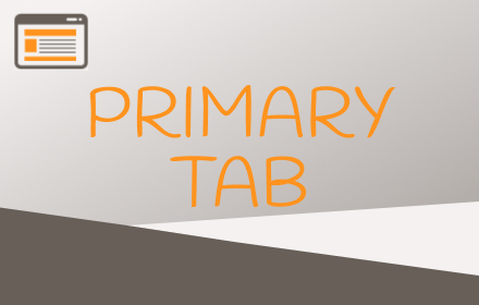 Primary Tab chrome extension