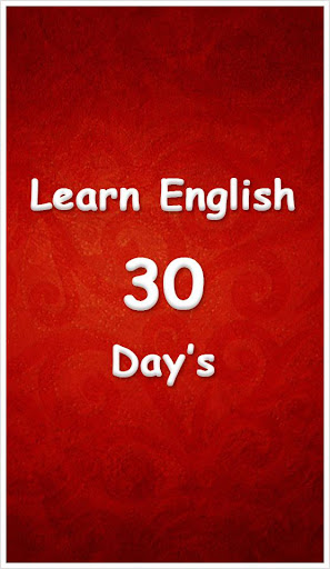 Learn English in 30 Day's