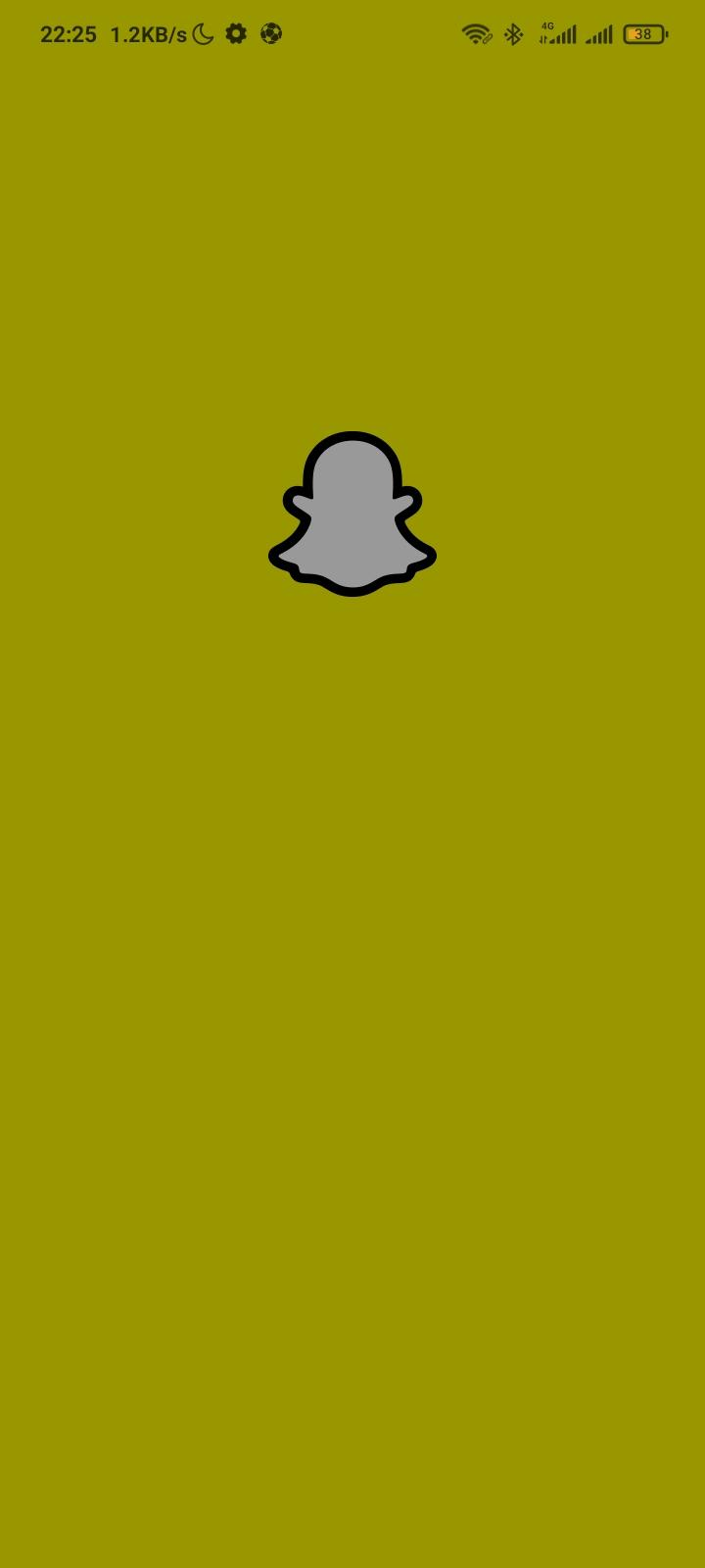 Snapchat start screen