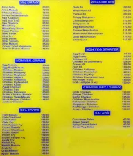 Kutty's Restaurant menu 3