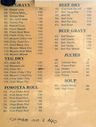 Malabar Camboose menu 7