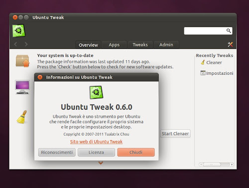 Ubuntu Tweak 0.6 pre-beta