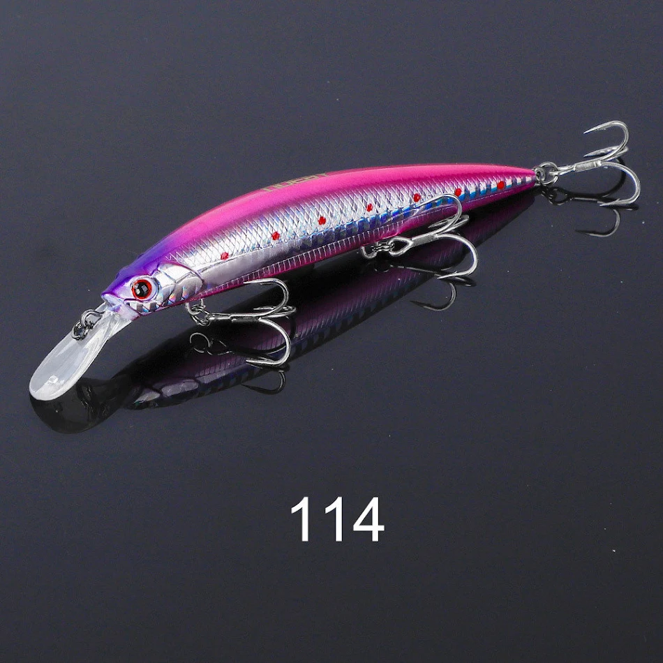 Leurre Keluya 110mm à bavette courte pour la pêche en mer, 36 pièces. Ce leurre attire efficacement les poissons, idéal pour des prises optimales.