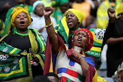 Thousands of mourners came to honour the late Winnie Madikizela-Mandela at the official memorial service at Orlando Stadium in Soweto on April 11 2018.