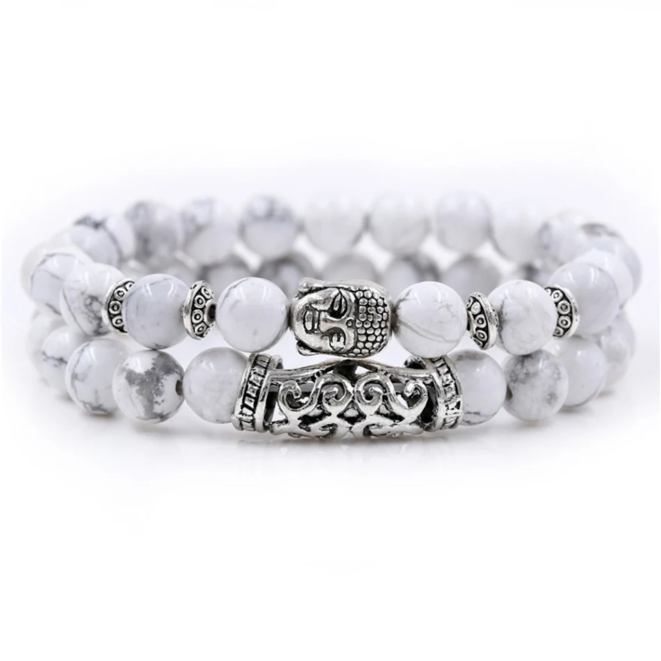 Creatieve energie armband, handgedragen UFO Boeddha hoofd ronde buis. Unieke stijl en spirituele balans voor jou.