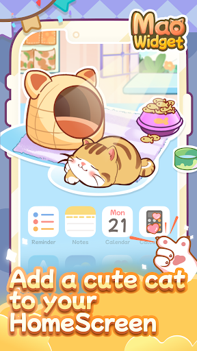 Screenshot My Kitty - Widget & Pet Game