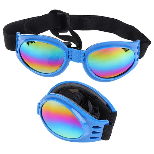 6Colors Foldable Pet Dog Glasses Small and Medium Dog pet glasses Pet Eyewear Waterproof Dog Protection Goggles UV Sungl