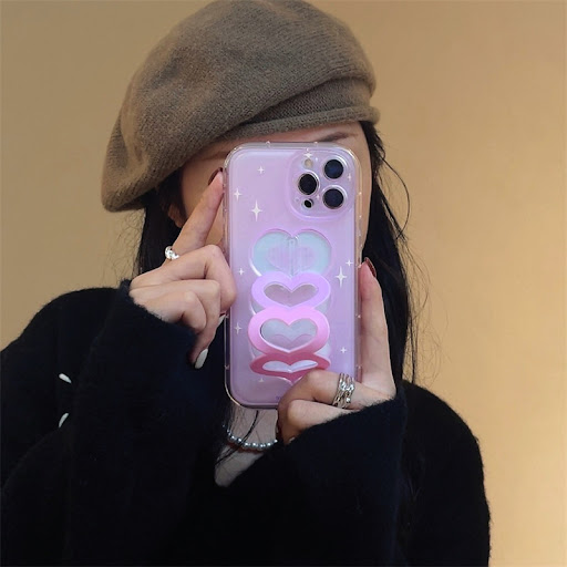Title 6, Gradual Colorful Star Silicone Phone Case, styl...