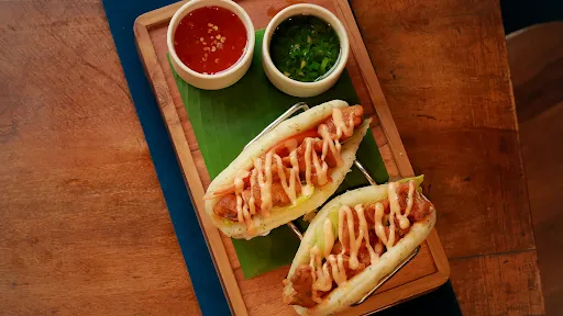 Chilli Mushroom Bao (2 Pcs)