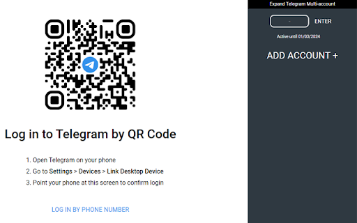 Telegram ﻿﻿Multi-account