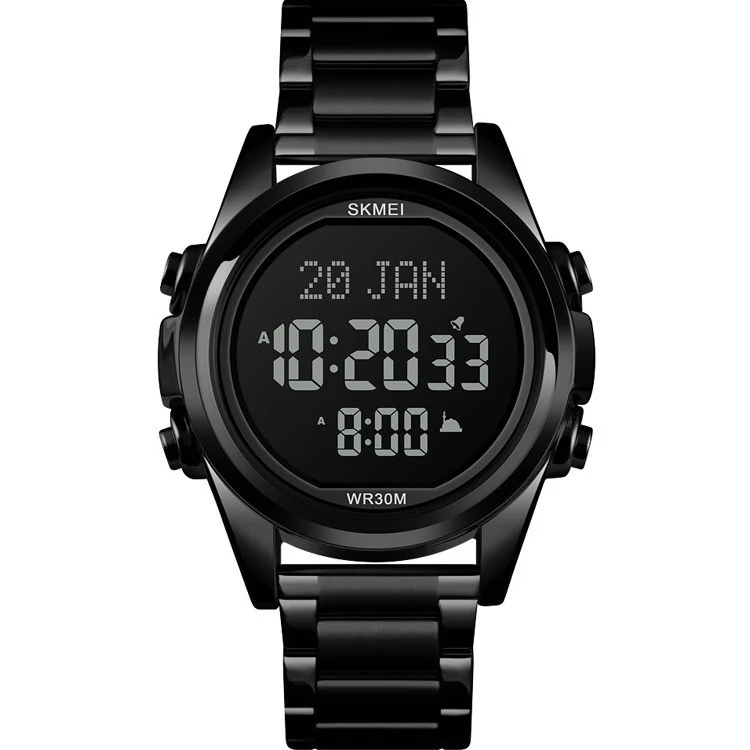 Title 3, Montre Électronique Homme Style Arabe Acier Ten...