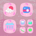 Wow Cute Pink Fox Icon Pack