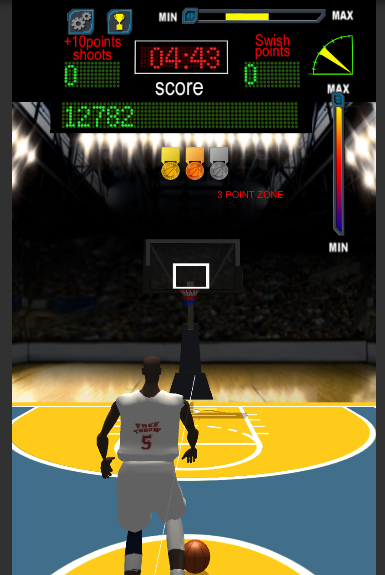 FreeThrow basketball Screen 2