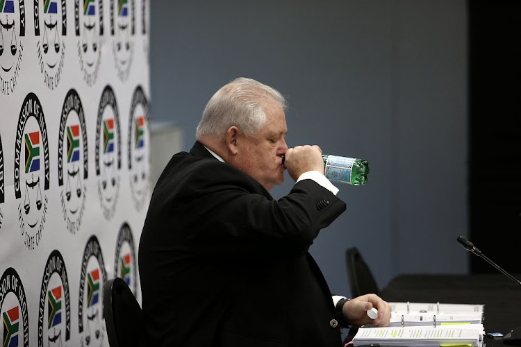 Angelo Agrizzi at the state capture inquiry in Johannesburg on March 28 2019.