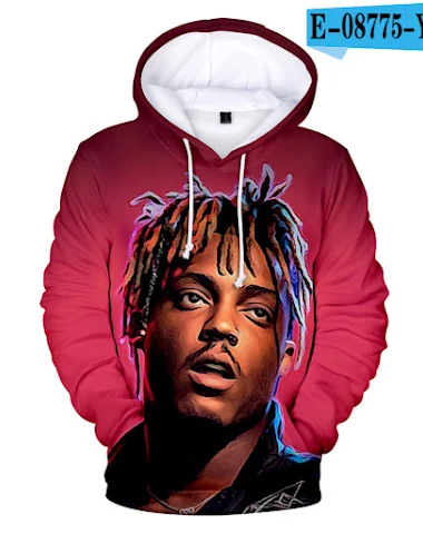 Hip-hop singer Juice Wrld 3D Hoodie - 3