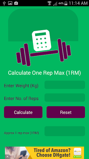 1 Rep Max