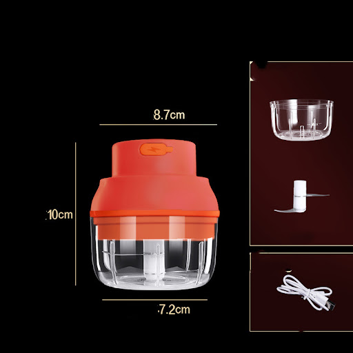 Title 1, Mini Electric Garlic Masher for Household Use Q...