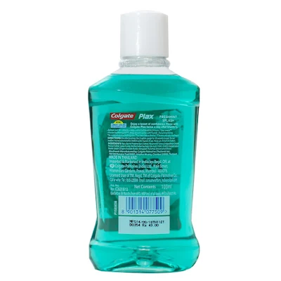 Colgate Mouthwash - Plax, Freshmint Splash - 100 ml