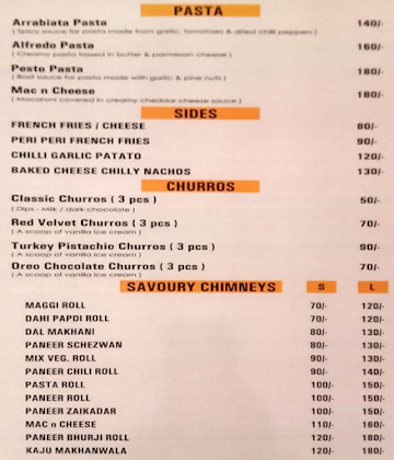 Cafe Bonzer menu 