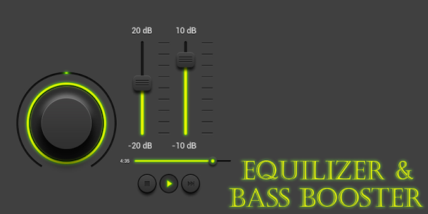 Equalizer and Bass Booster banner