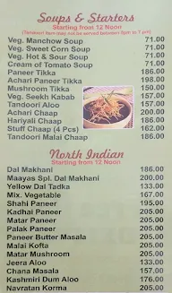 Maayas Sweets menu 4