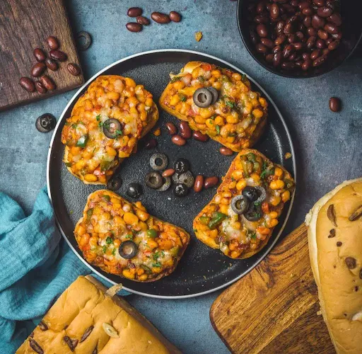 Baked Beans With Toast [2 Pieces]