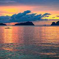 Tramonto e mare a Palawan di 