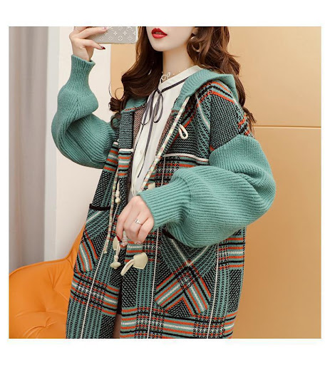 Title 10, Mid-length Loose And Lazy Style Extra Thick Swe...
