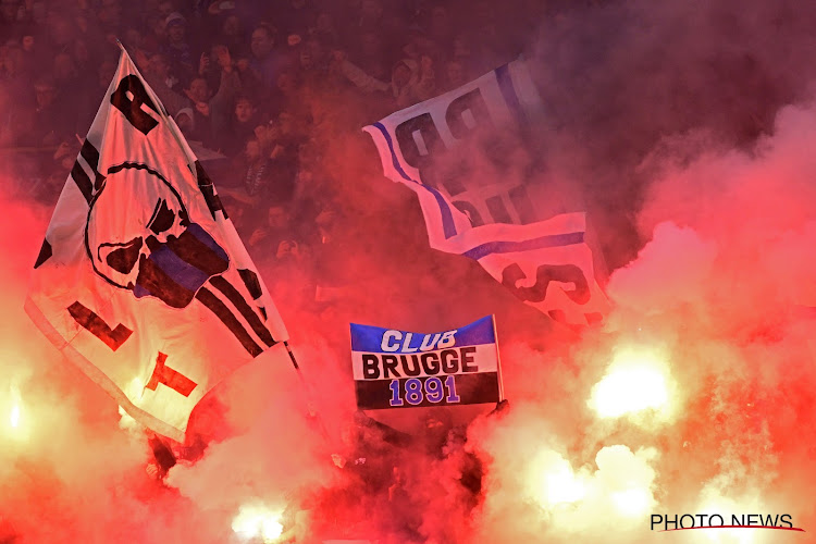 club brugge fans pyro