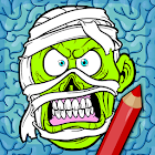 Zombie Coloring Pages with Animated Horror Effects 2.1