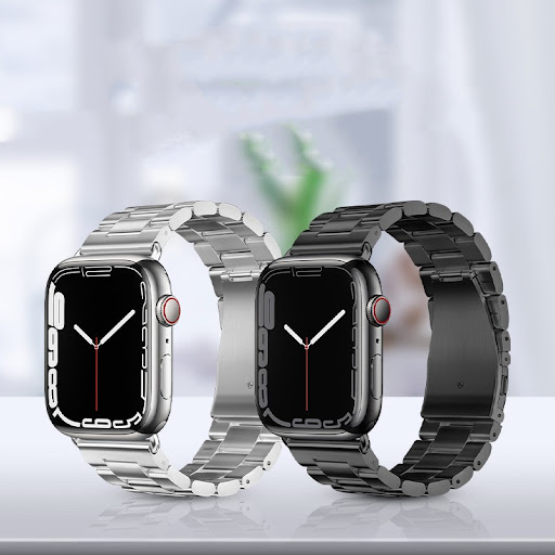 Title 4, Three Stainless Steel Metal Watch Bands