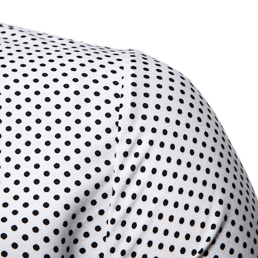 Title 10, Dot casual long sleeve shirt. Comfortable and v...