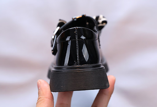 Title 2, Shiny Ribbon Bow Princess Girls Small Leather S...