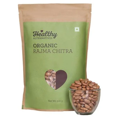 Ha Organic Rajma Chitra - 500 gm