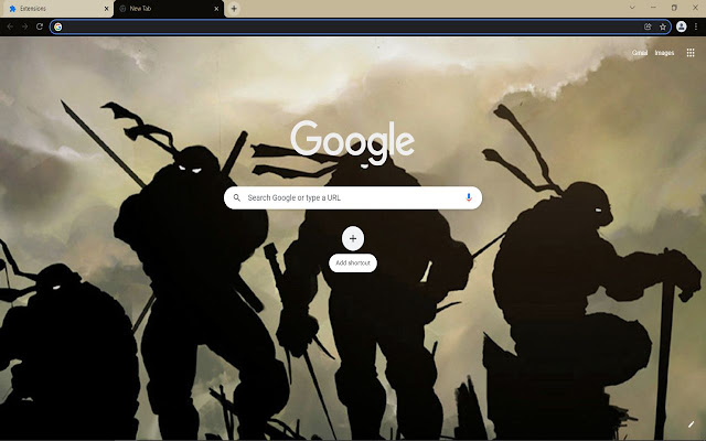 Teenage Mutant Ninja Turtles (TMNT) chrome extension