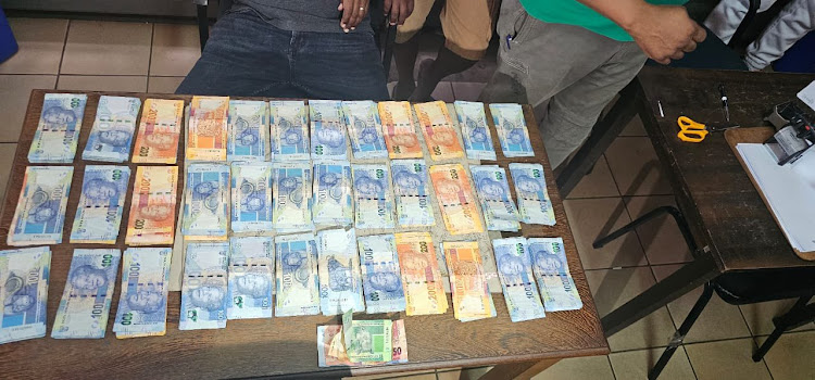 This is R30,000 in cash which was taken from one of the licensing officials at the Meyerton licensing centre on Friday.