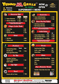 Yummy Grills menu 1