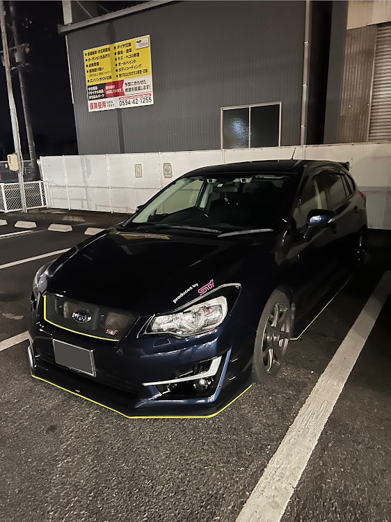 インプレッサ スポーツの愛車最高！！・楽し過ぎる！・深夜ドライブ・スバル最高！・インプレッサスポーツGP7に関するカスタム事例の投稿画像1枚目