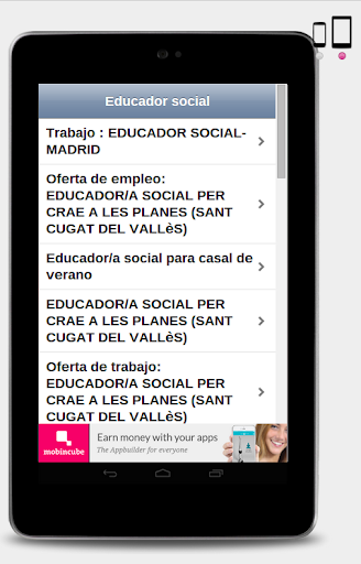 Empleo Educación social España