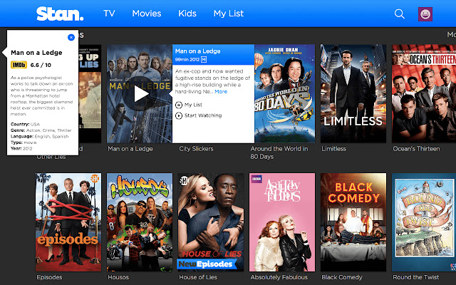 Stan IMDB info chrome extension