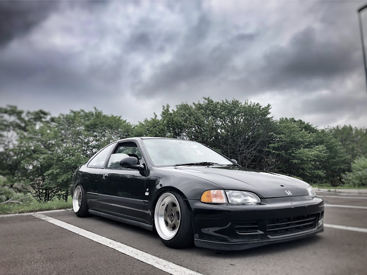 シビッククーペのホイール交換・EJ1・シビックに関するカスタム事例の投稿画像1枚目
