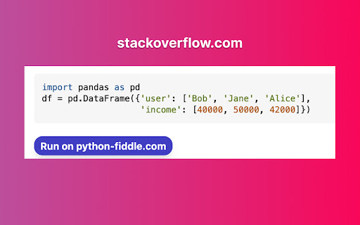 Python-Fiddle