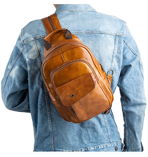 Title 4, Travel Multifunctional Mens First Layer Cowhid...