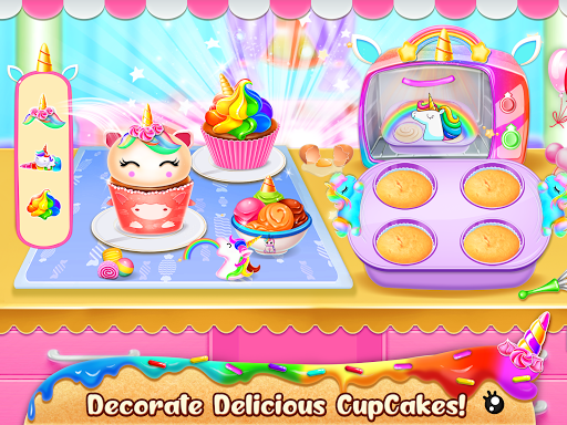 Unicorn Food Bakery Mania Baking Games