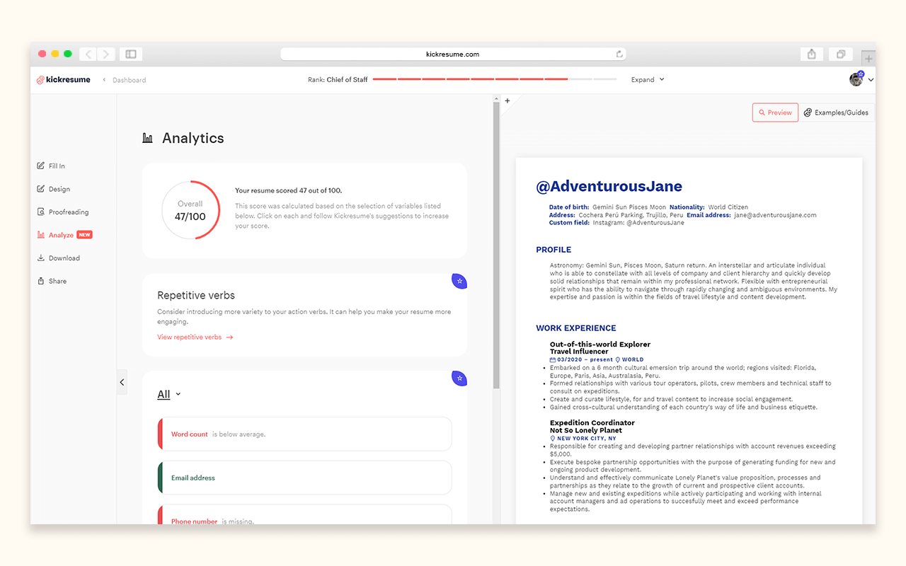 Kickresume - Professional resume builder Preview image 6