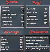 Aansh Samosa Cafe menu 1