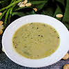 Thumbnail For A Bowl Of Creamy Vegan Asparagus Soup.