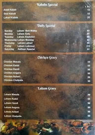 Laham menu 3